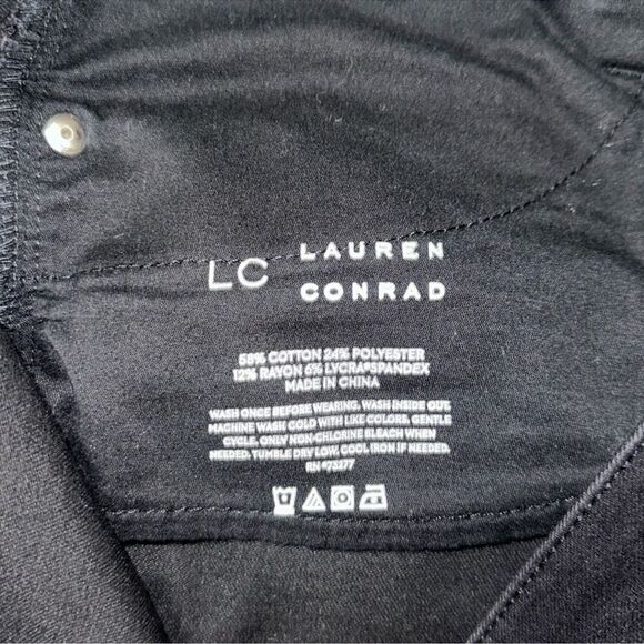 Lauren Conrad 16 Super Skinny Black Stretch Jeans - Picture 11 of 13